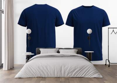 3D HQ Rendered T-shirt. With detailed and Texture. Color  [ DARK ROYAL ] Wall mural